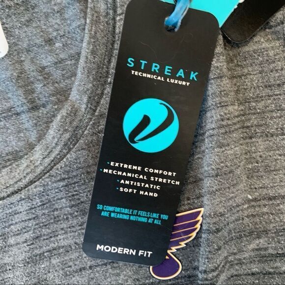 New LEVELWEAR St Louis Blues Hockey Tee Shirt M - Picture 8 of 8